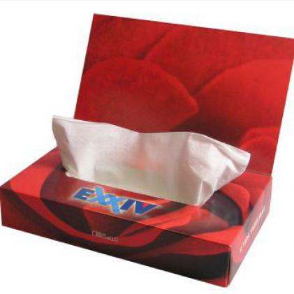 boîte a mouchoirs kleenex rectangle personnalisable avec extra affichage